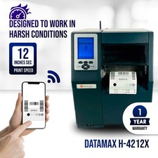 Best Condition✅Datamax H-4212X Industrial Thermal Barcode Label Printer WiFi USB picture