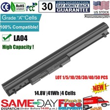 ✅LOT BATTERY 776622-001 728460-001 (LA03 LA04) For HP 15-F272WM 15-F233WM 248 G1 picture