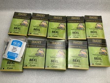 Lot of 10 Compatible HP 88XL C9391AN Cyan Ink Cartridges Sealed picture