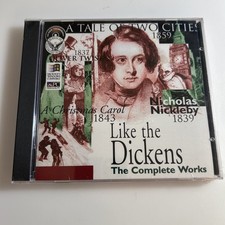 LIKE THE DICKENS - THE COMPLETE WORKS MULTIMEDIA CD-ROM WIN 3.1, 56 STORIES zaos picture
