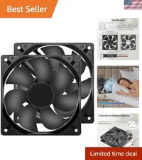 Versatile 120mm 12V DC Cooling Fan Set - Reliable, Quiet, for Multiple Uses picture
