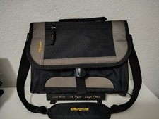 Targus TSM 148-50 Black/Gray Notebook Tablet Electronics Messenger Travel Bag picture