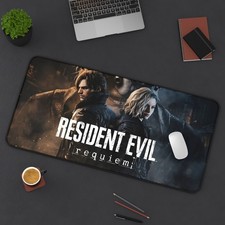 Resident Evil Requiem desk mat | Leon & Claire gaming mousepad picture