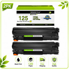 2x CRG125 3484B001AA Toner Cartridge Compatible for Canon 125 imageCLASS MF3010 picture