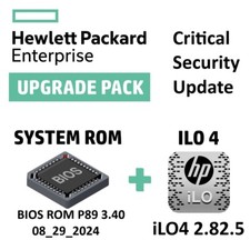 Critical BIOS ROM HPE ProLiant DL160 DL180 Gen9 (U20) U20_3.40_08_29_2024+iLO4 picture