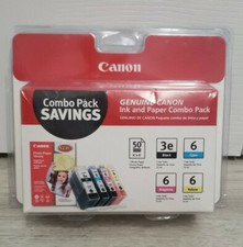 Canon BCI-3E/6 Combo Value Pack, 4 Colors/50 Sheet #4479A292 picture