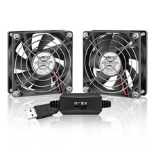 Mini 80mm USB Computer PC Case Cooling 5V Powered Fan (Quiet), Cabinet...  picture