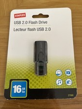 Staples USB 2.0 Flash drive - 16GB Brand New - Sealed Packaging picture