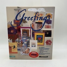 Microsoft Greetings v. 2001 Software, 2 Disc Set In Big Box picture