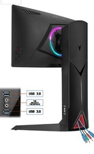 PC Monitor Mount Stand - Single Arm Gaming Monitor  Mount Open box picture