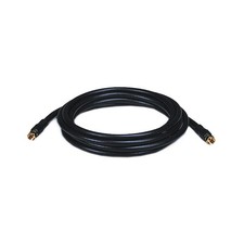 MONOPRICE 6313 Coaxial Cable,RG-6,10 ft.,Black 14C393 picture