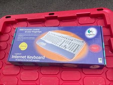 Vintage Logitech Mechanical Internet Keyboard SK-2500 Y-SB3 PS/2 Box SEALED NEW picture