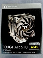 Thermaltake Toughair 510 - CPU Cooler Fan - AM5  - CL-P075-AL12BL 🔥 NEW 🔥 picture