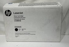 HP LASERJET CE505XC P2035 Black Toner Cartridge Exp 10/2020 Open Box Sealed Bag picture