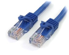 StarTech 2 ft Blue Snagless Cat5 UTP Patch Cable (RJ45PATCH2) picture