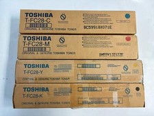 4 OEM Toshiba eSTUDIO 2330C,2820C,3530C,4520C CMYK Toners T-FC28 (TFC28) picture