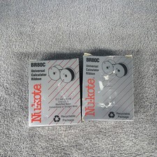 2x Nu-kote BR80C Universal Calculator Ribbon lot ribbons packages picture