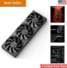 360mm PC Case Fan 3x 120mm PWM 4-Pin 1650 RPM 64.61 CFM Hydraulic Bearing picture