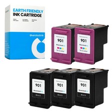 5X Compatible OSI HP 901 Printer Cartridges Combo Pack for OfficeJet J4535 J4585 picture