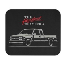 1997 Chevy Silverado Mouse Pad – Heartbeat of America Pickup Truck Desk Mat picture