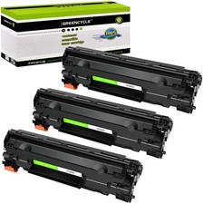 3 PACK CF283A Toner Cartridge For HP 83A LaserJet Pro M127fn M127fw M125nw LOT picture