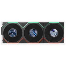 Lian Li UNI FAN TL LCD FLEX 120mm Black Reverse Blade LCD Card 12RTLLCD1F3B picture