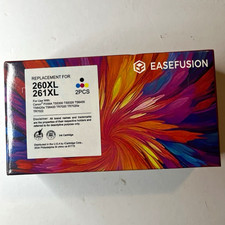 EASEFUSION Compatible Canon 260XL 261XL Ink Cartridges Black/Tri-Color 2PK picture