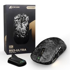 ATTACK SHARK RS3 ULTRA 8K Carbon-Fiber Wireless Gaming Mouse, Black | PAW3955... picture