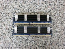 2GB (2x1GB) Nanya Mac Pro NT1GT72U89D6BD-AC PC2-6400F DDR2 800MHz Ram Memory Lot picture