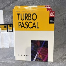 Borland Turbo Pascal 6.0 Complete Vintage DOS Compiler Manuals Original Disks picture