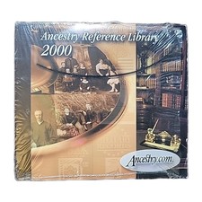 Ancestry / ANCESTRY REFERENCE LIBRARY 2000 / CD-ROM New Sealed Genealogy picture