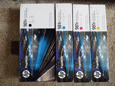 2023-24 Genuine HP 981Y Ink L0R13A L0R14A L0R15A L0R16A PageWide 556 586 Sealed picture