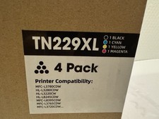 4 Pack TN229XL Toner HIgh Yield For Brother MFC-L3780cdw HL-L3280cdw L3220cdw picture