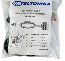 Teltonika PR2FK20M 4-Way Screw Terminal Power Cable picture