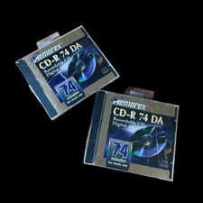 Memorex Recordable CDs CD-R 74 DA -- Lot of 10 Made in TAIWAN 1998 Sealed picture