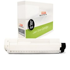 3x MWT Toner BLACK for OKI C-822-N C-822-CDTN C-822-DN picture