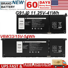 G91J0 V6W33 Battery For Dell Inspiron 13 5310 5320 5330 Latitude 3320 3420 3520 picture