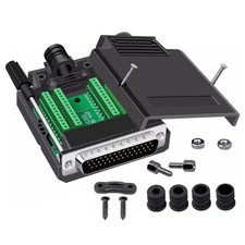 DB44 Solderless Connector Male RS232 Serial Terminal Adapter Breakout Kit picture
