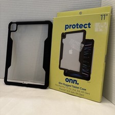 onn. 1042801 Slim Rugged Tablet Case for 11'' Screen iPad Pro and 10.9
