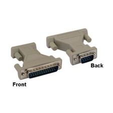 KNTK DB9 9Pin Male to DB25 25Pin Male Adapter AT Modem RS-232 Printer Scanner picture