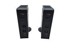 Lot of 2 10Zig V1200-P PCoIP Zero Client 4 x USB + RJ45 DVI-D DVI-I 293D/No AC picture
