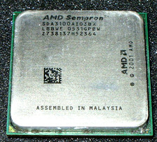 AMD SEMPRON 3100+  1.8 GHZ  PROCESSOR, SDA3100AIO3BX,  SOCKET 754, US SELLER picture