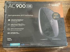NOS Belkin AC900 DB Wi-Fi Dual-Band AC+ Gigabit Router NEW SEALED Fast Home picture