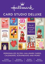 Hallmark Card Studio Deluxe, Sealed DVDs, Windows 8 and 10, Ships Worldwide picture