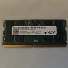 Micron 16GB DDR5-5600 1Rx8 Laptop SODIMM RAM MTC8C1084S1SC56BD1 picture