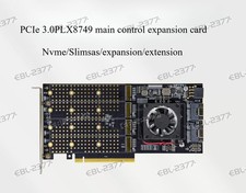 PLX/PEX8749/PCIe 3.0 expansion card/Nvme/Slimsas Can switch X4/X8/X16 modes picture