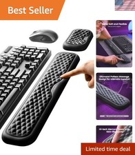 Luxurious Soft Memory Foam Wrist Rest with Lycra Cover: Pain Relief & Comfort picture