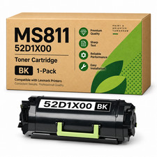 MS811 52D1X00 Extra High Yield Toner With Chip For Lexmark MS812 MS711 MS711dn picture