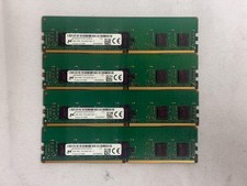 Lot Of 4 Micron 4GB 1RX8 PC4-2400T DDR4 Server Memory RAM MTA9ASF51272PZ-2G3B1IK picture