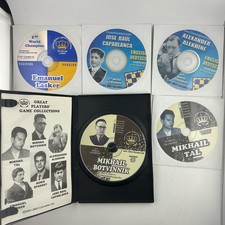 Chess Assistant 6 CD Lot Capablanca Botvinnik Alekhine Tal Lasker Chess PC VTG picture